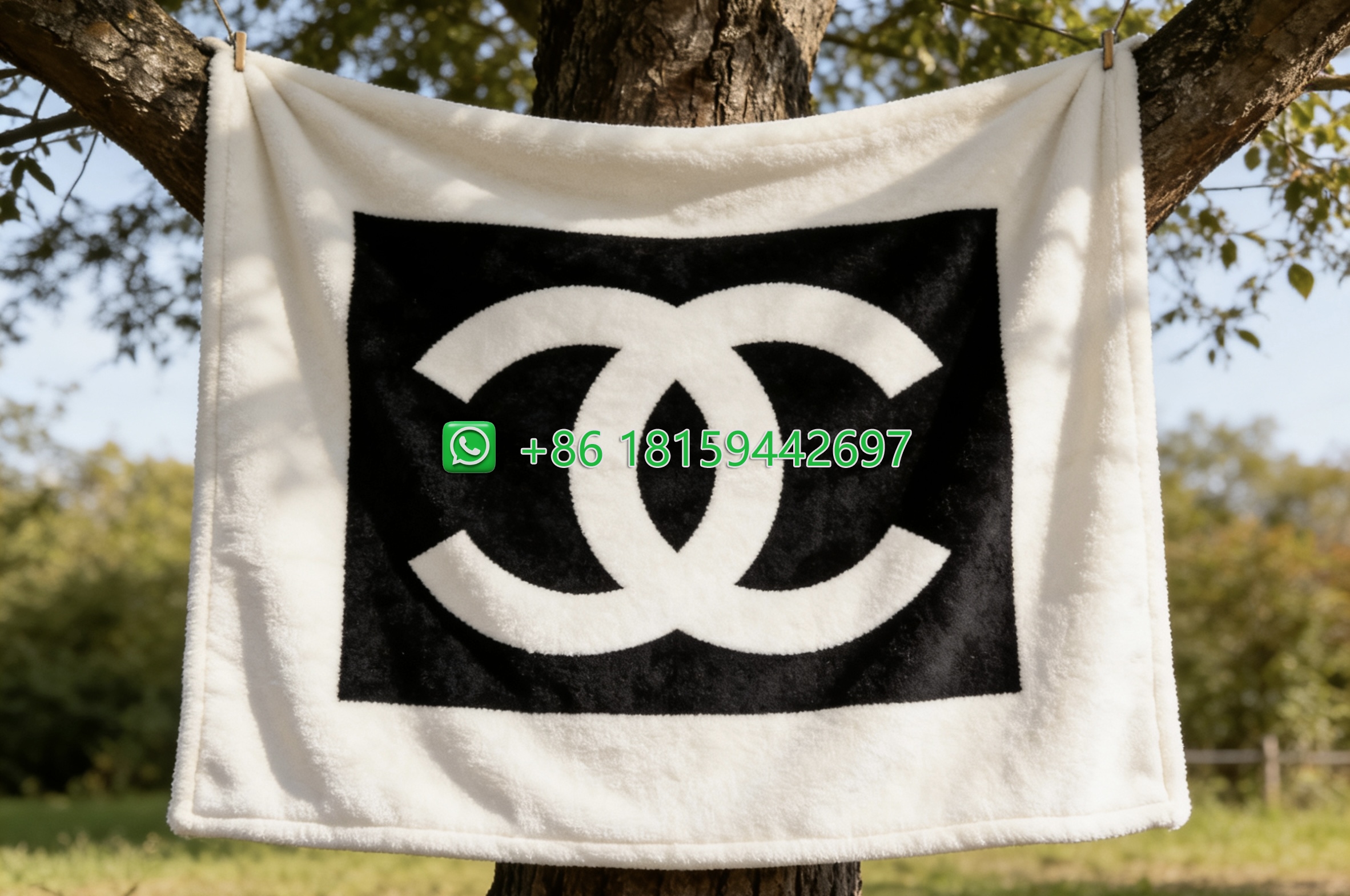 Chanel Throw Blankets